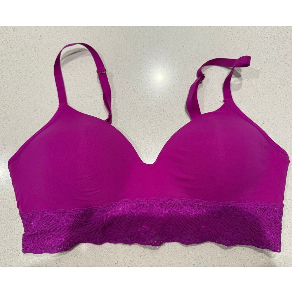 Natori Bliss Perfection Wireless Bra in Fuscia‎ 34D